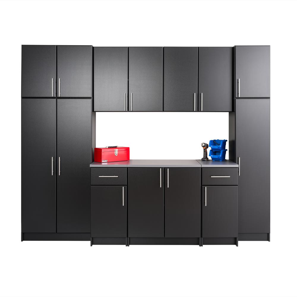 Prepac Black Elite 112’’ Storage Set - 9 pc