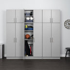 Prepac Gray Elite 96’’ Storage Cabinet Set - 6 pc