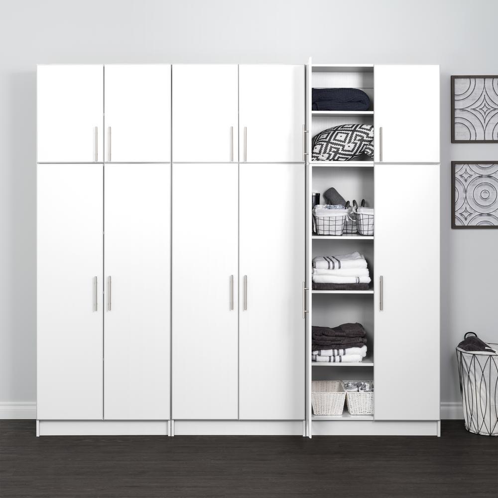 Prepac White Elite 96’’ Storage Cabinet Set - 6 pc