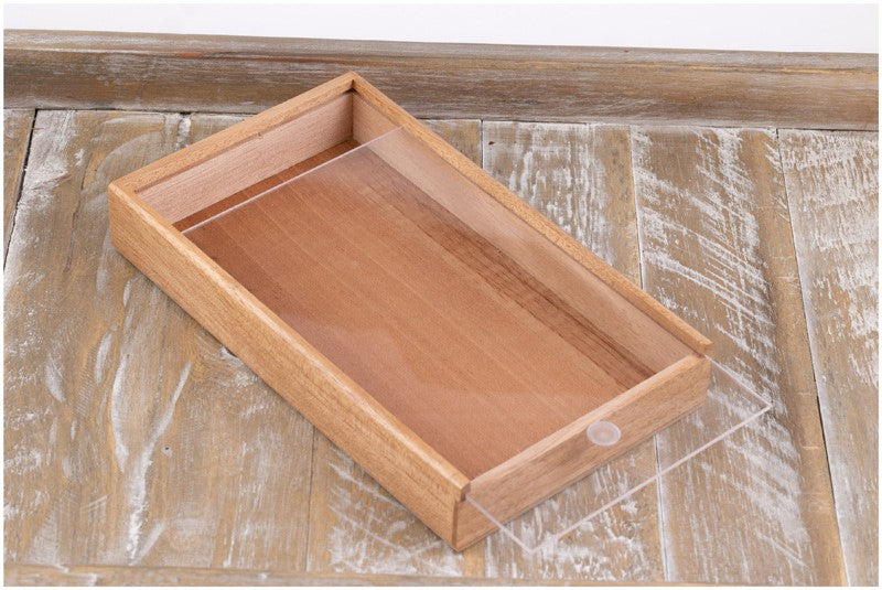 Prestige Import Group 5-Cigar Promo Box Clear Slide Top