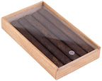 Prestige Import Group 5-Cigar Promo Box Clear Slide Top