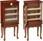 Prestige Import Group Belmont 600-Cigar Bronze Mahogany Chairside Humidor Cabinet