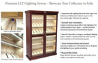 Prestige Import Group Bermuda 4,000-Cigar Cherry Cabinet Humidor with Cedar