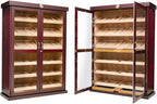 Prestige Import Group Bermuda 4,000-Cigar Cherry Cabinet Humidor with Cedar