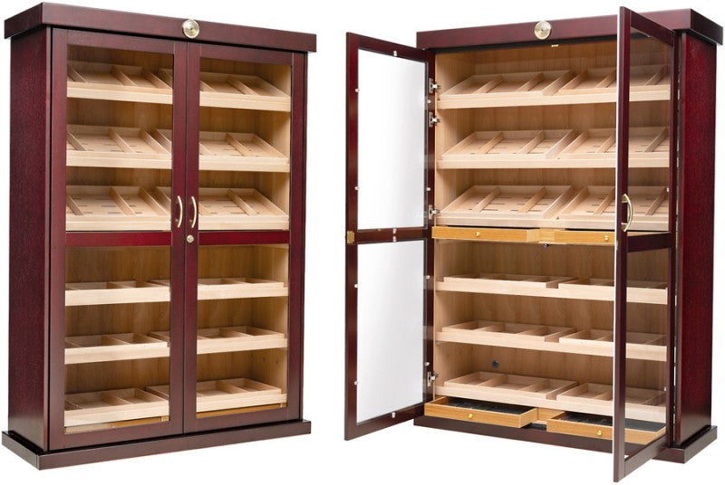 Prestige Import Group Bermuda 4,000-Cigar Cherry Cabinet Humidor with Cedar