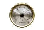Prestige Import Group Brass Finish Frame Hygrometer Analog Humidor Gauge