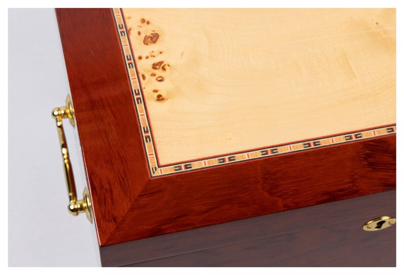 Broadway 150-Count High-Gloss Lacquer Arch-Top Spanish Cedar Humidor