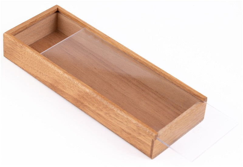 Prestige Import Group Cedar-Lined 3-Cigar Promo Box Sliding Top