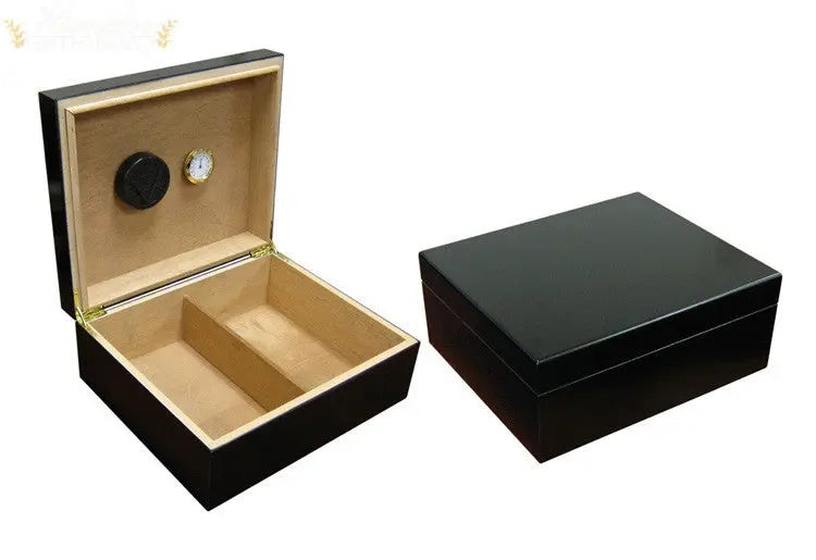 Chalet Desktop Cigar Humidor with Spanish Cedar, Hygrometer, Humidifier
