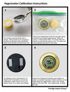 Prestige Import Group - Digital Hygrometer with Calibration
