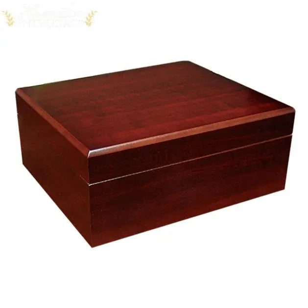 Diplomat Cherry Desktop Cedar-Lined Cigar Humidor Gift Set