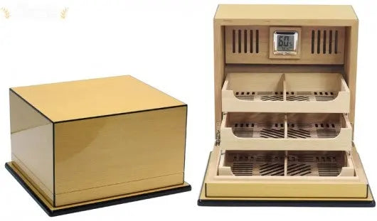 Prestige Import Group Elevate Multi-Shelf Desktop Cigar Humidor System