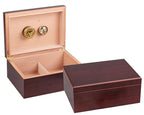 Executive Cherry Desktop Humidor 50-75 Cigar Spanish Cedar Lined