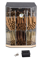 Prestige Import Group Franklin Acrylic Display Humidor 150-Capacity