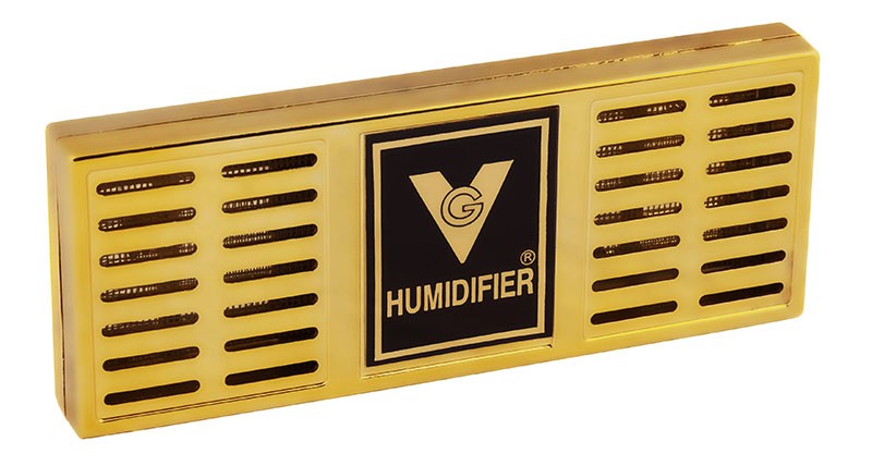Prestige Import Group Gold Humidifier 6.5x2.5 for 75-150 Cigars