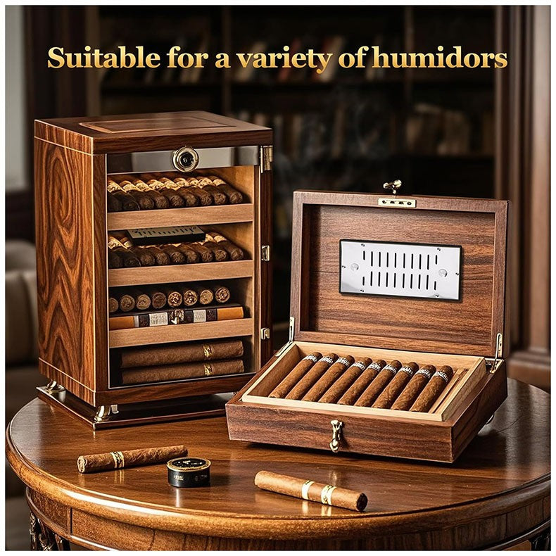 Prestige Import Group Vented Cigar Humidifier Silver 6.25 x 2.75