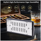 Prestige Import Group Vented Cigar Humidifier Silver 6.25 x 2.75