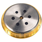 Prestige Import Group Gold Bezel Glass Face Hygrometer for Humidor