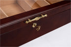 Prestige Import Group Modena 125-Count Dark Cherry Countertop Humidor Display