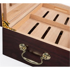 Monte Carlo 120-Count Cherry Desktop Humidor with Spanish Cedar