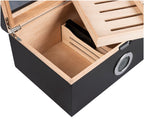 Portofino 100-Cigar Dome-Top Desktop Humidor with Digital Hygrometer
