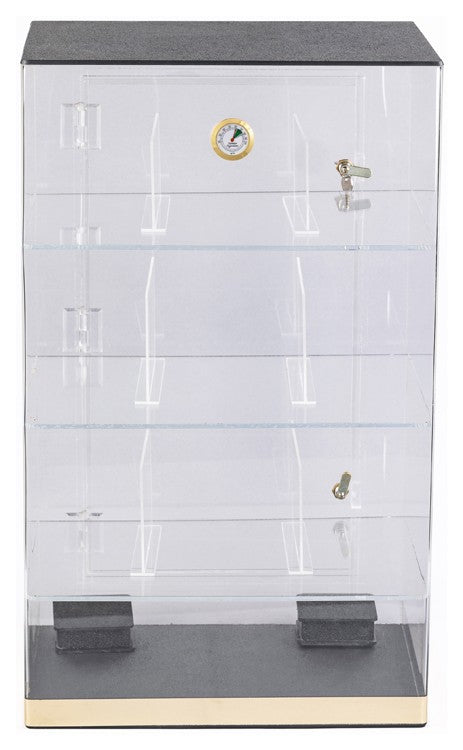 Prestige Import Group Roosevelt Acrylic Counter Humidor 250-Cigar Display