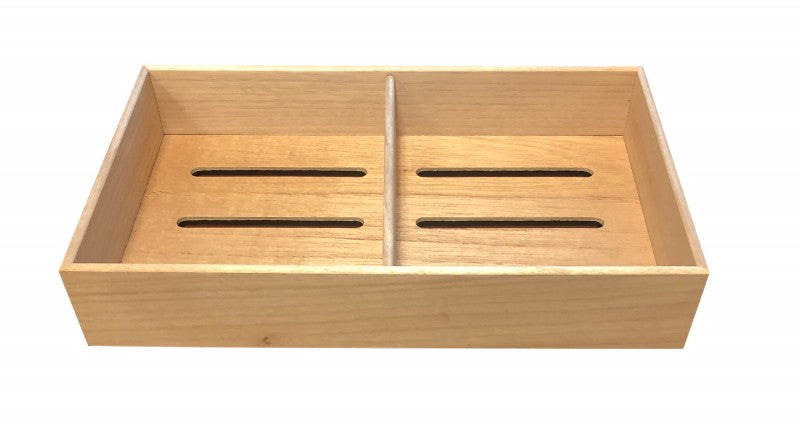 Prestige Import Group Spanish Cedar Cigar Tray Adjustable Divider