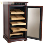 Prestige Import Group Redford Electronic Cabinet Cigar Humidor Dark Cherry