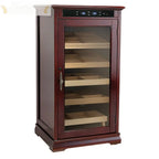 Prestige Import Group Redford Electronic Cabinet Cigar Humidor Dark Cherry