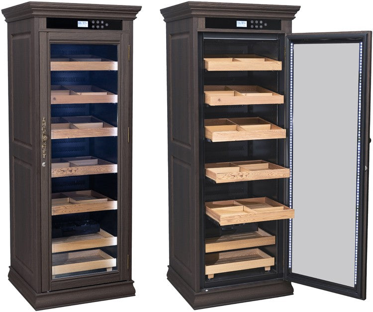 Prestige Import Group Remington Espresso Electronic Climate-Controlled Cigar Cabinet