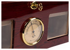 Valencia 120‑Count Desktop Humidor Cherry Lacquer Spanish Cedar