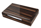 Vanderbilt 120-Cigar Lacquered Ebony Desktop Humidor with Digital Hygrometer