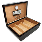 Prestige Import Group Waldorf Desktop Humidor Ebony Spanish Cedar Lined