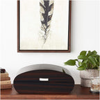 Prestige Import Group Waldorf Desktop Humidor Ebony Spanish Cedar Lined