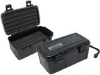 Water Crush-Resistant 15-Cigar Travel Humidor with Humidifier and Handle