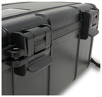 Water Crush-Resistant 15-Cigar Travel Humidor with Humidifier and Handle