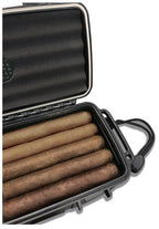 Water Crush-Resistant 15-Cigar Travel Humidor with Humidifier and Handle