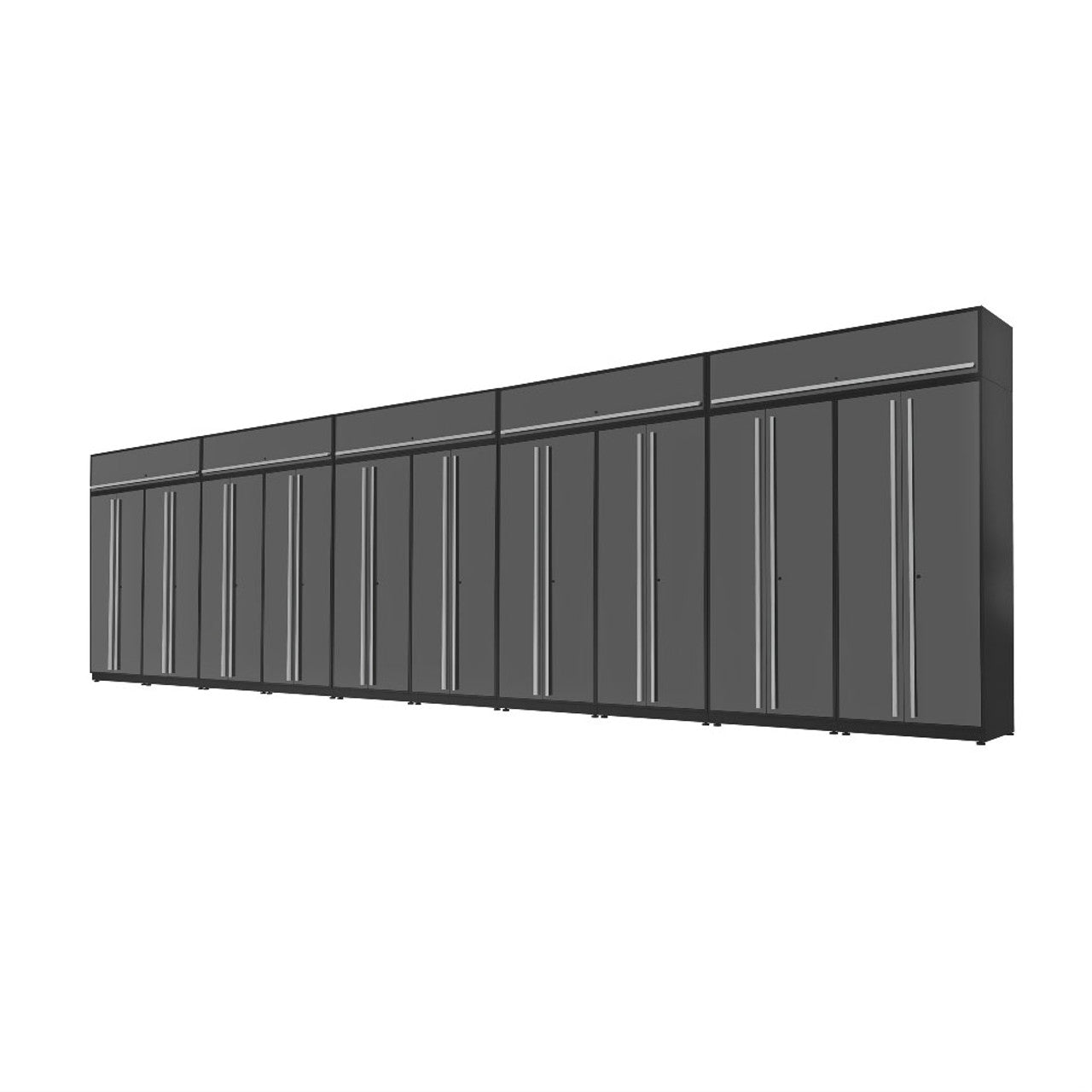 Proslat 15-Piece Gray Fusion Plus 33ft Set with Silver