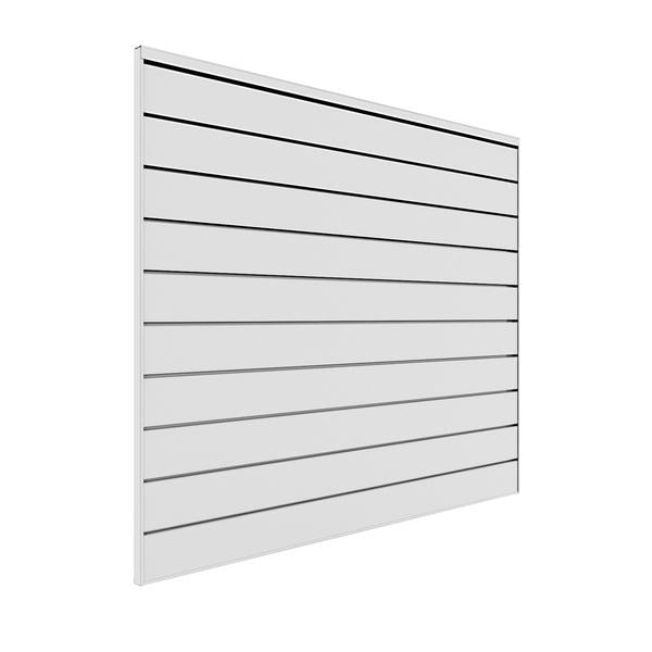 Proslat 4 ft. x 4 ft. PVC Slatwall (Various Colors