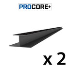 Proslat 8 ft. PROCORE + PVC H-Trim Pack - 2 Pack - Trims