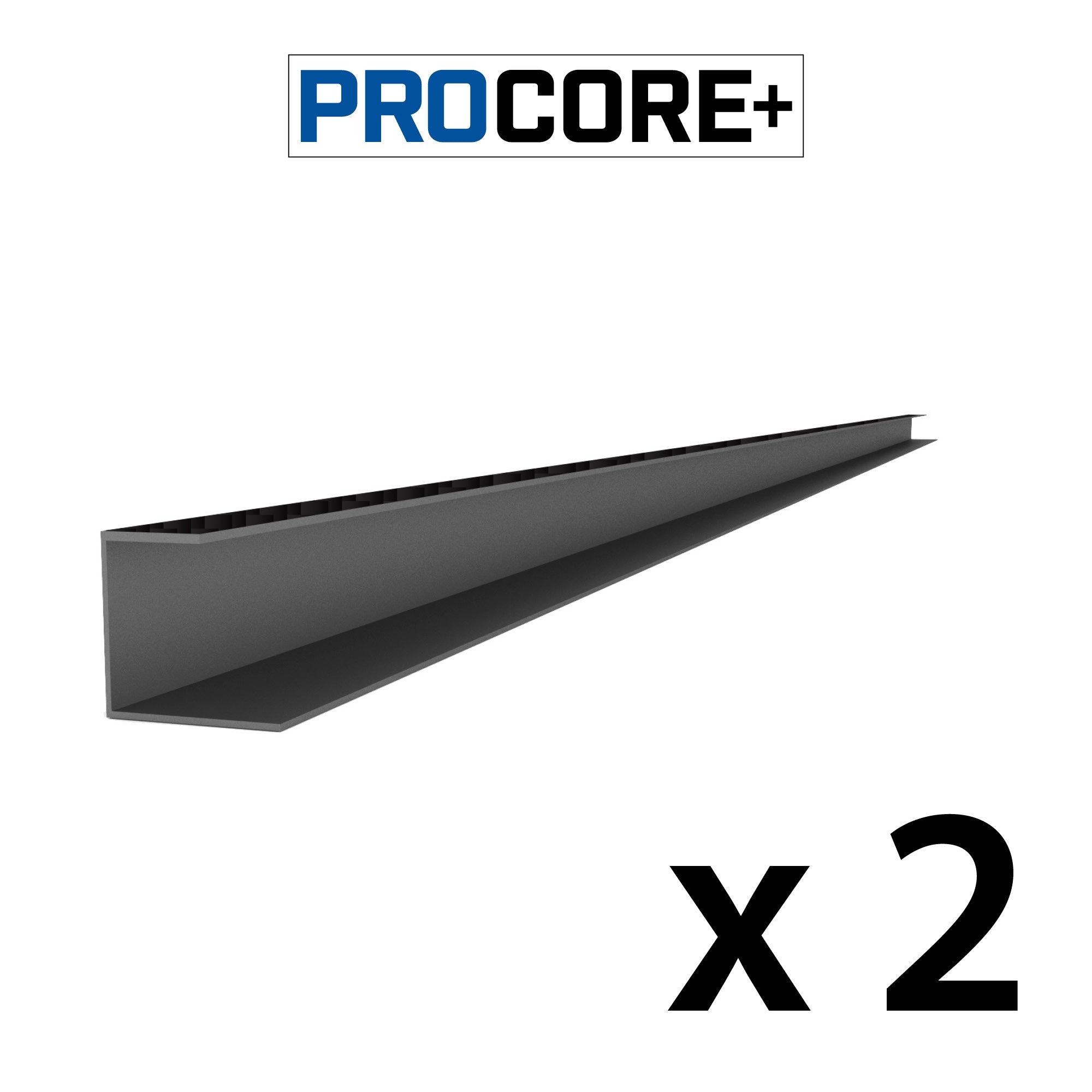 Proslat 8 ft. PROCORE + PVC Side Trim Pack - 2 Pack - Trims