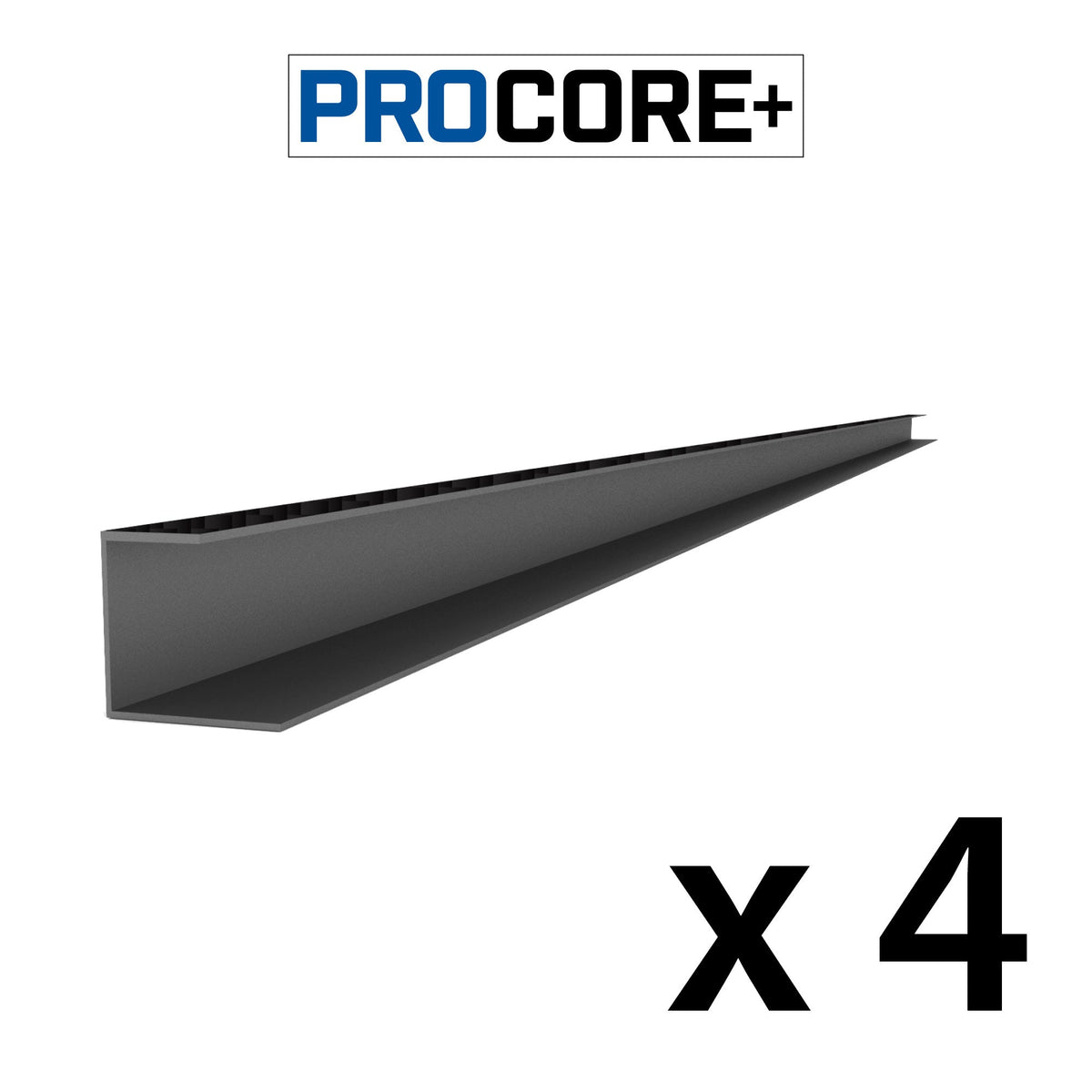 Proslat 8 ft. PROCORE + PVC Side Trim Pack - 4 Pack - Trims