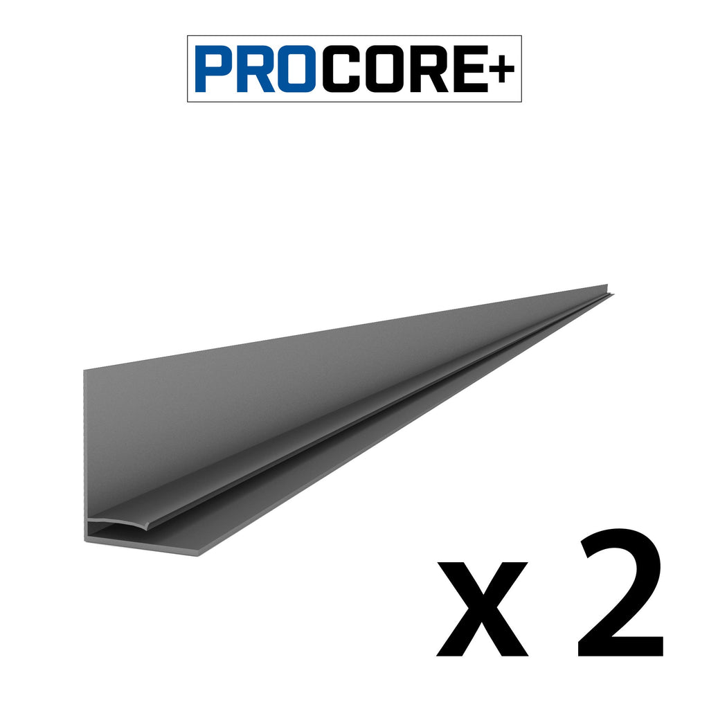 Proslat 8 ft. PROCORE + PVC Top Trim Pack - 2 Pack - L Trims