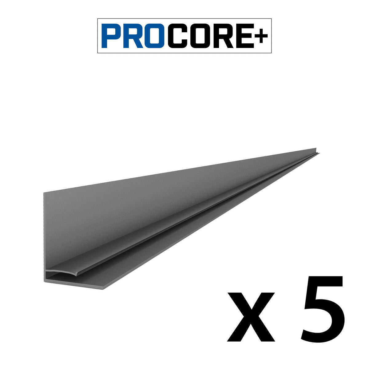 Proslat 8 ft. PROCORE + PVC Top Trim Pack - 5 Pack - L Trims