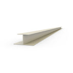 Proslat 8 ft. PVC H Trim Pack - Sandstone / 3 Pack - Trims