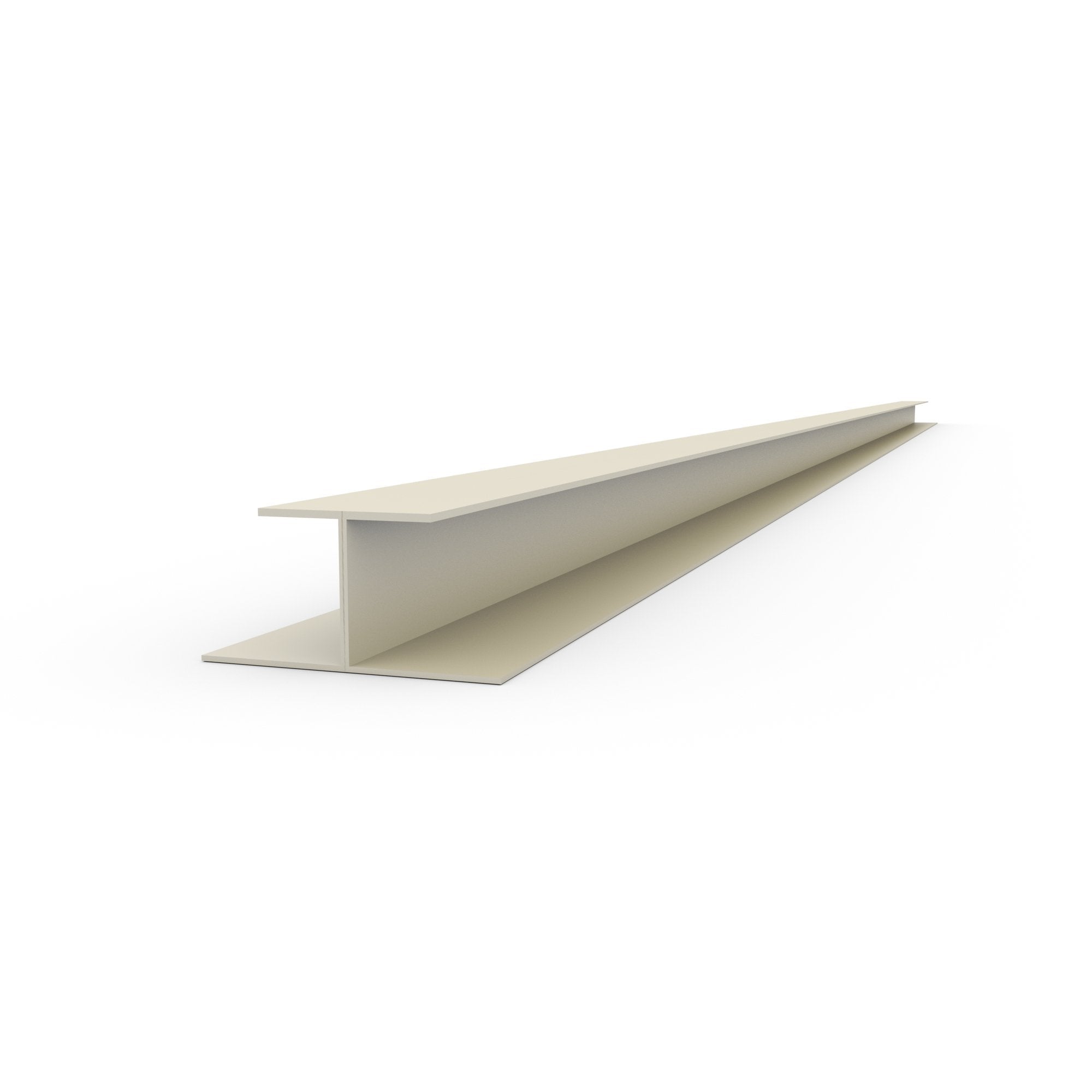 Proslat 8 ft. PVC H Trim Pack - Sandstone / 3 Pack - Trims