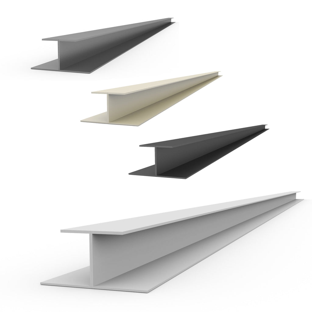 Proslat 8 ft. PVC H Trim Pack - Trims