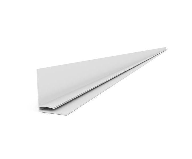 Proslat 8 ft. PVC L Trim Pack - White / 2 Pack - L Trims