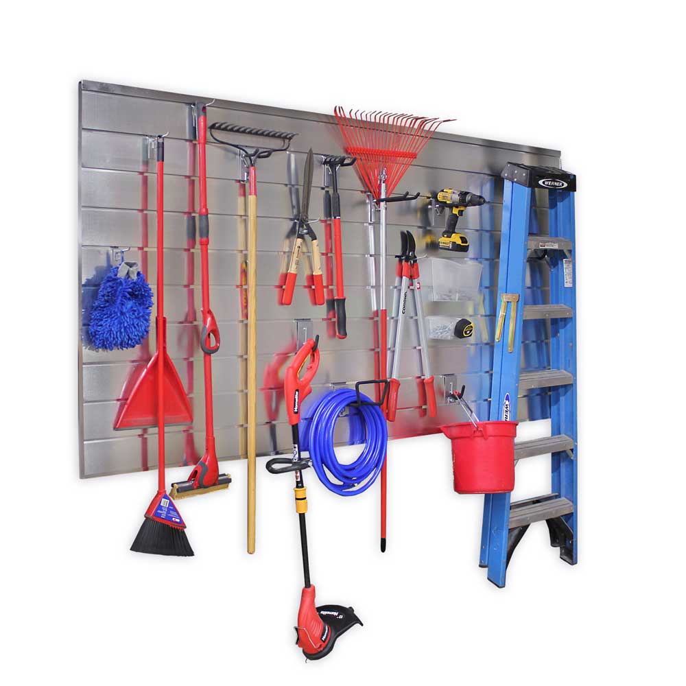 Proslat 8 ft. x 4 ft. Aluminium Slatwall - Slatwall