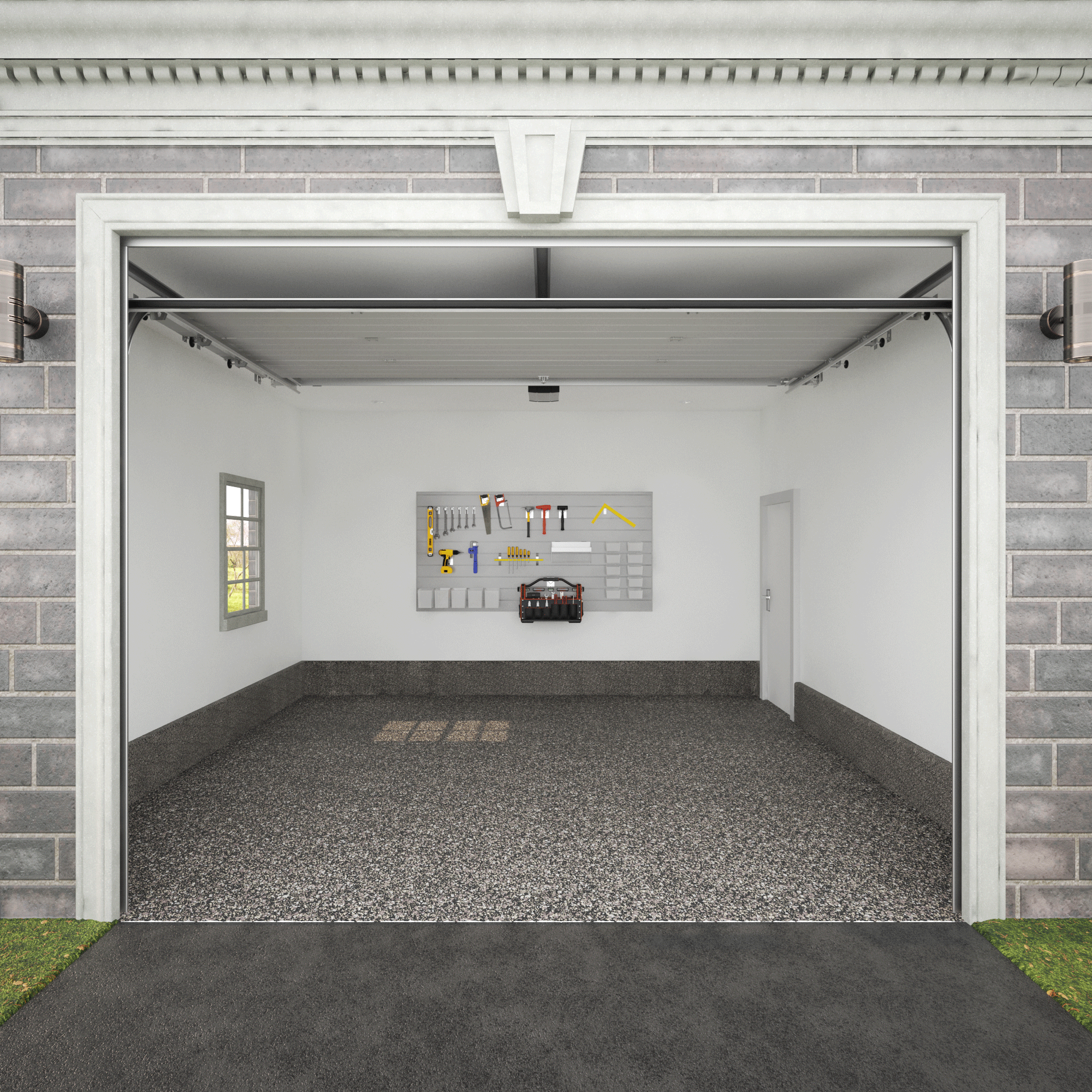 Proslat 8 ft. x 4 ft. PVC Slatwall - 2 pack 64 sq ft